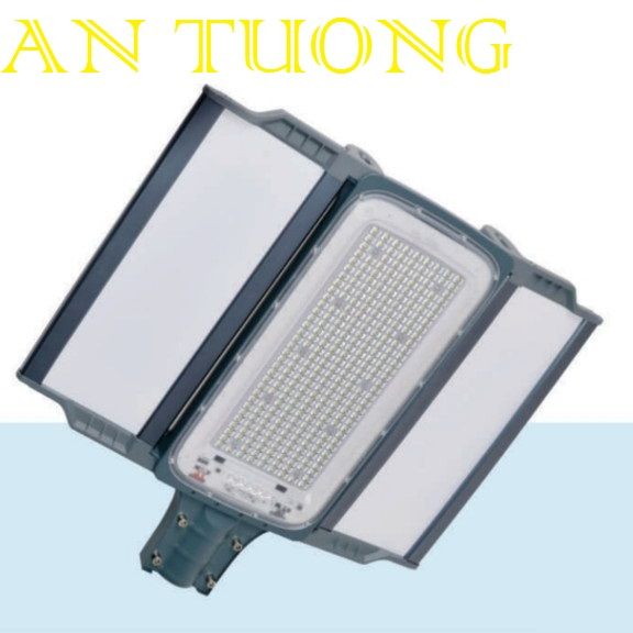 đèn năng lượng mặt trời 200w ánh sáng trắng + ánh sáng đổi màu RGB