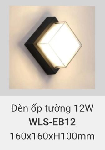  đèn ốp tường, treo tường trang trí ngoài trời vinaled 12w WLS EB12 