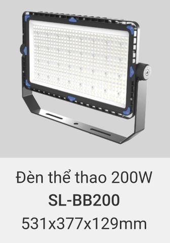  Đèn pha led chiếu sáng sân bóng 200w SL BB200 