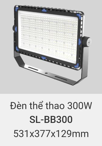  Đèn pha led chiếu sáng sân bóng 300w SL BB300 