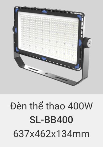  Đèn pha led chiếu sáng sân bóng 400w SL BB400 