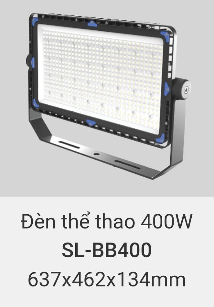 Đèn pha led chiếu sáng sân bóng 400w SL BB400