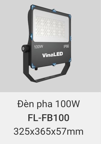  Đèn pha led vinaled 100w FL FB100 