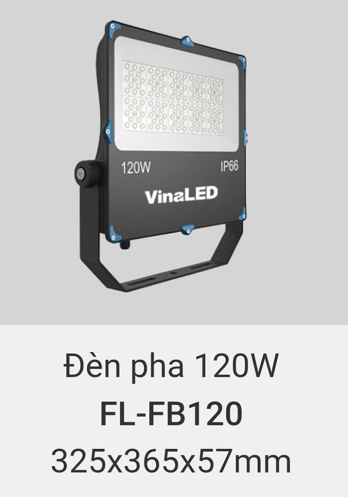 Đèn pha led vinaled 120w FL FB120