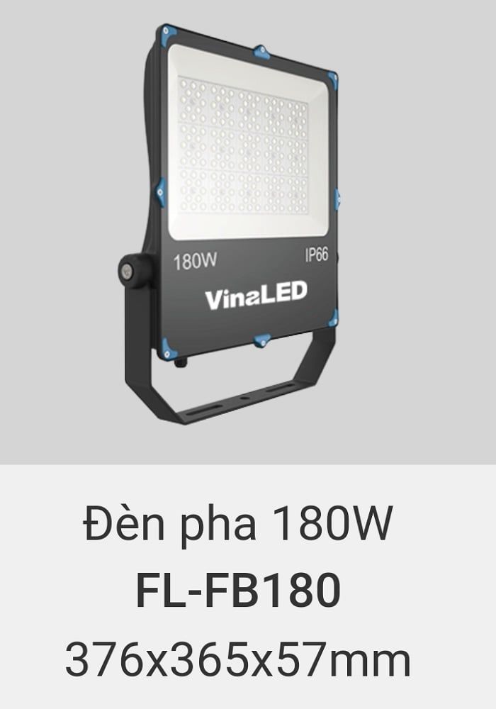 Đèn pha led vinaled 180w FL FB180
