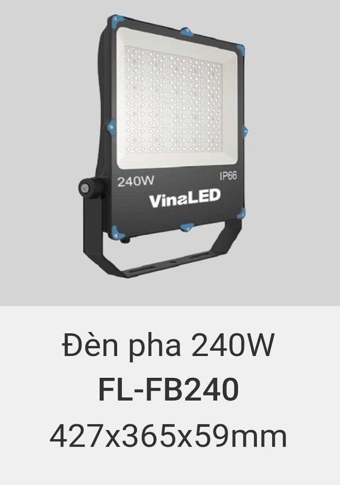 Đèn pha led vinaled 240w FL FB240