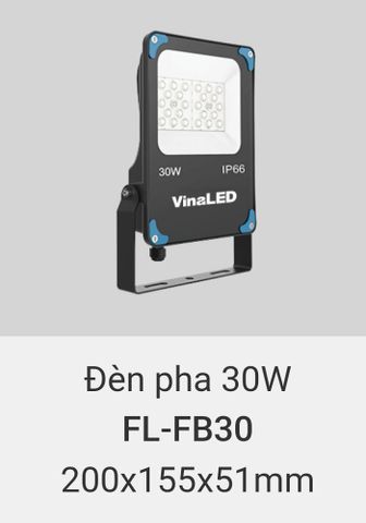  Đèn pha led vinaled 30w FL FB30 