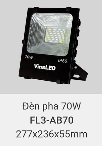  Đèn pha led vinaled 70w FL3 AB70 