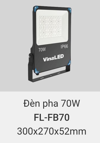  Đèn pha led vinaled 70w FL FB70 