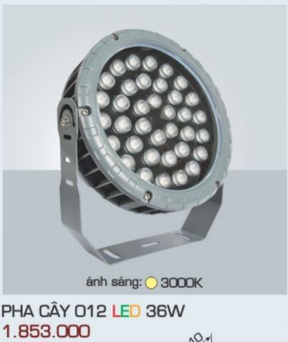  ĐÈN RỌI NGOÀI TRỜI ANFACO PHA CÂY 012 LED 36W 