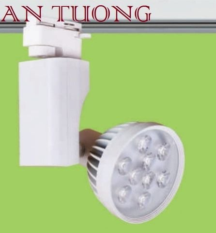  đèn rọi ray 12w, đèn rọi led gắn thanh ray 12w - vỏ trắng 