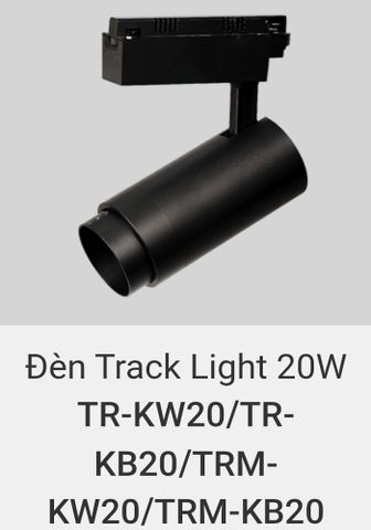  đèn rọi ray 20w vinaled TR KW20 , TR KB20 , TRM KW20 , TRM KB20 