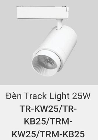  đèn rọi ray 25w vinaled TR KW25 , TR KB25 , TRM KW25 , TRM KB25 