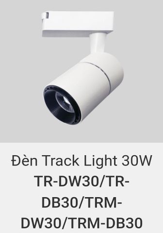  đèn rọi ray 30w vinaled TR DW30 , TR DB30 , TRM DW30 , TRM DB30 