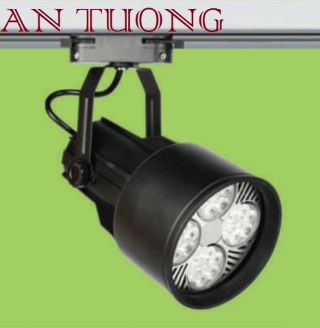  đèn rọi ray 35w ánh sáng vàng vỏ sơn đen 