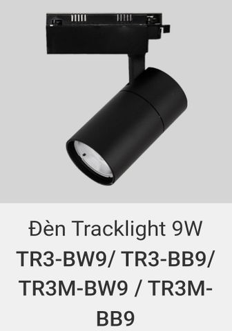  đèn rọi ray 9w vinaled TR3 BW9 , TR3 BB9 , TR3M BW9 , TR3M BB9 