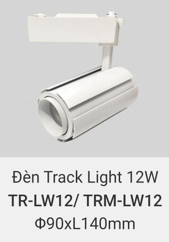  Đèn rọi ray vinaled 12w TR LW12 , TRM LW12 