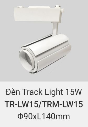  Đèn rọi ray vinaled 15w TR LW15 , TRM LW15 