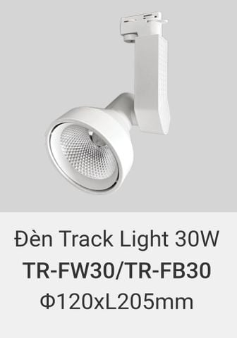  Đèn rọi ray vinaled 30w TR FW30 , TR FB30 