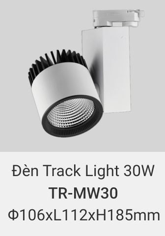  Đèn rọi ray vinaled 30w TR MW30 