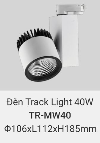  Đèn rọi ray vinaled 40w TR MW40 