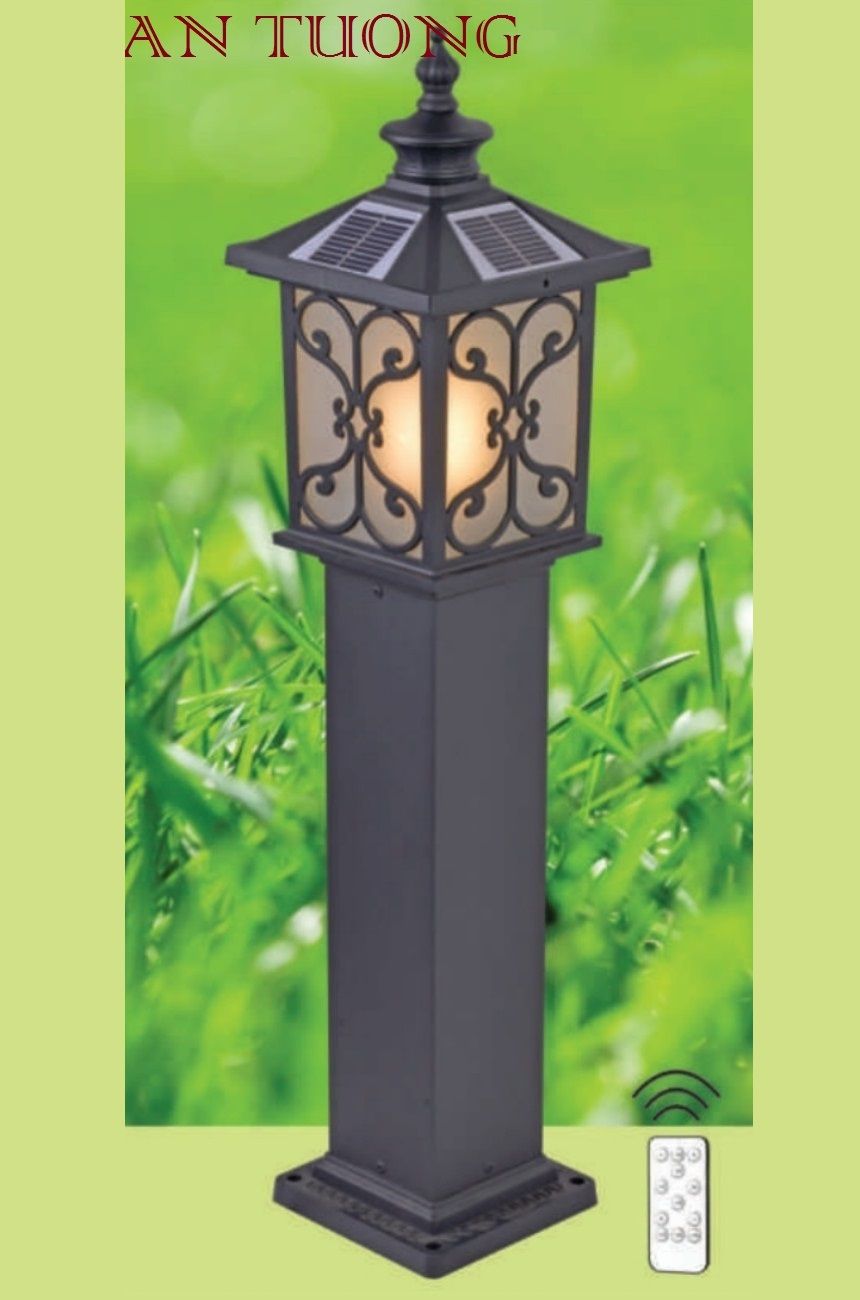 đèn sân vườn năng lượng mặt trời cổ điển, tân cổ điển 02