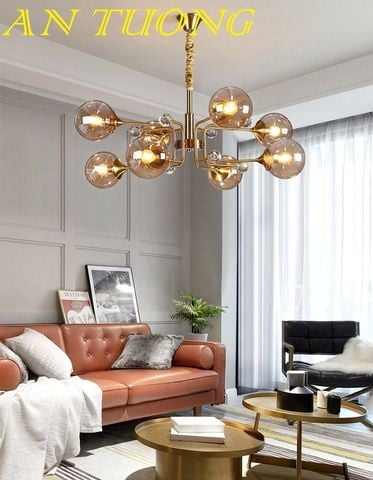 đèn thả trần trang trí phòng khách đẹp hiện đại 01 