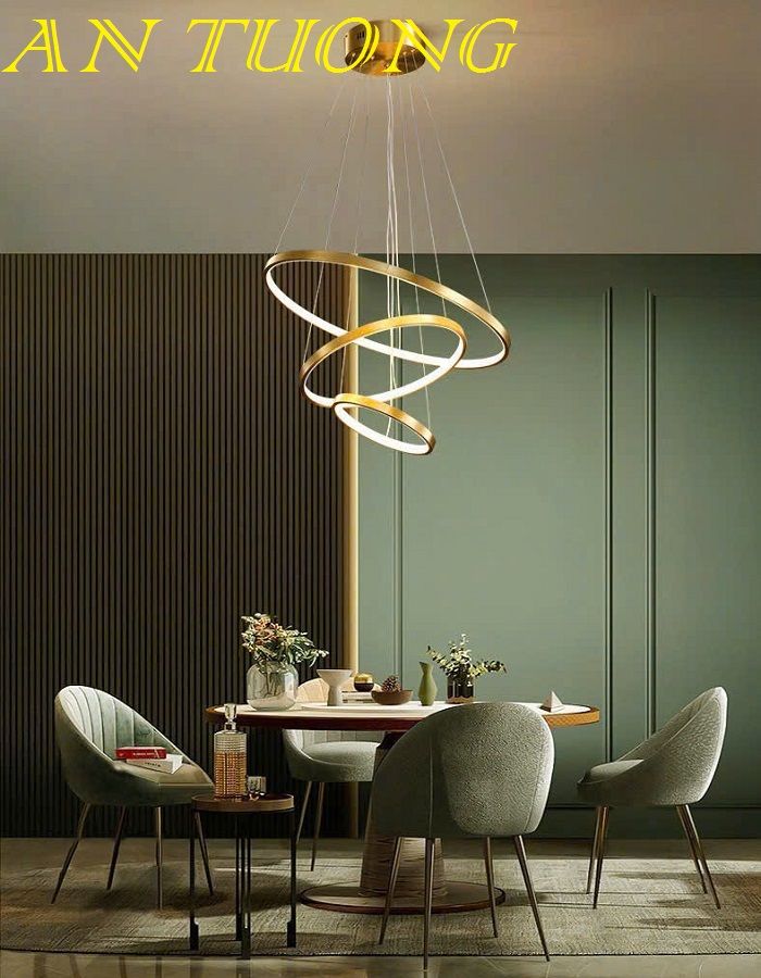 đèn thả trần trang trí phòng khách đẹp hiện đại 020