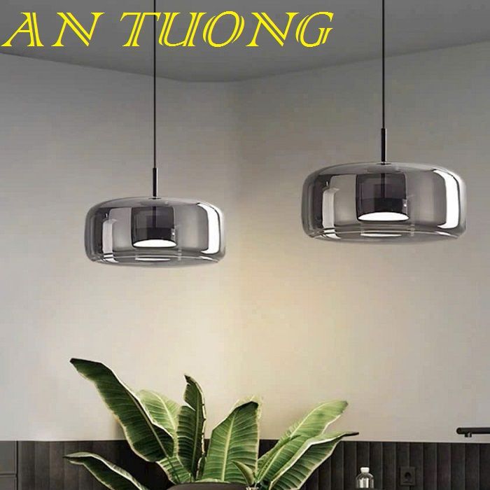 đèn thả trang trí quán cafe chao thủy tinh 019
