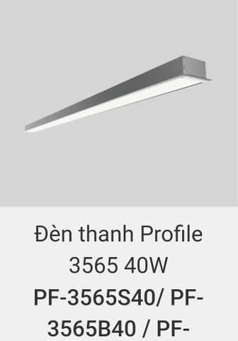  Đèn thanh led âm trần 1m2 vinaled 3565 40w 