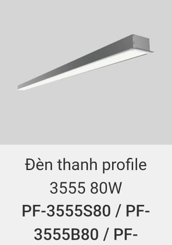  Đèn thanh led âm trần 2m4 vinaled 3555 80w 