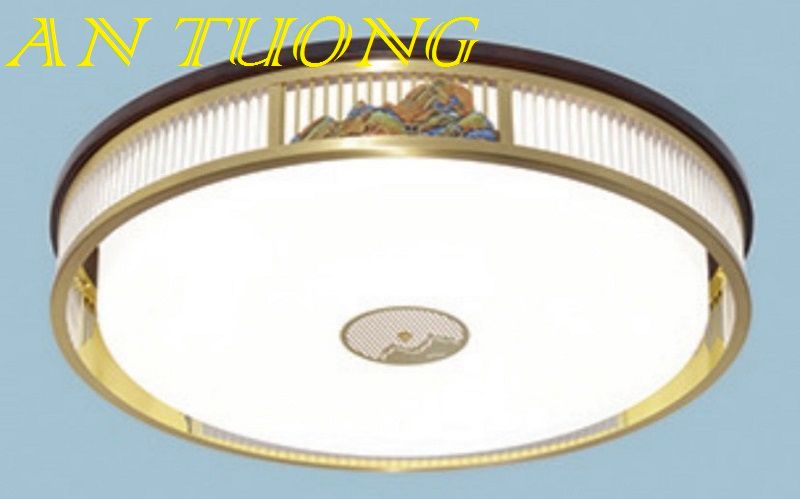 đèn trang trí ốp trần phòng thờ, khu thờ, sảnh thờ 014 size 550mm
