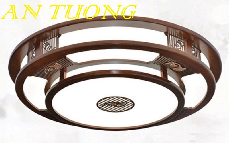 đèn trang trí ốp trần phòng thờ, khu thờ, sảnh thờ 01 size 570mm