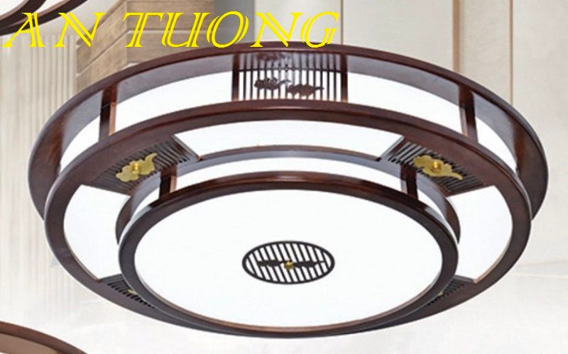 đèn trang trí ốp trần phòng thờ, khu thờ, sảnh thờ 03 size 570mm