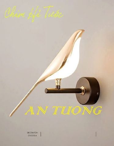  đèn trang trí treo tường chim hỉ tước đẹp, hiện đại, giá rẻ 040 