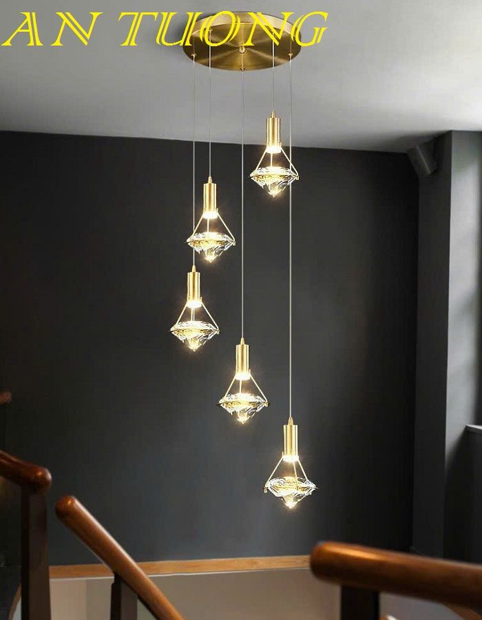 đèn treo thả trần trang trí phòng bếp bàn ăn, phòng ăn 061