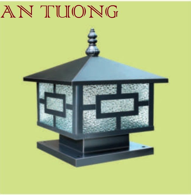 đèn trụ cổng kích thước (size) 200x200mm, 20x20cm 014