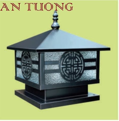  đèn trụ cổng kích thước (size) 200x200mm, 20x20cm 015 