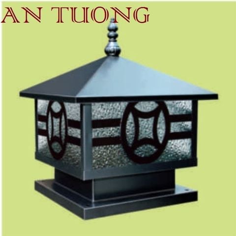  đèn trụ cổng kích thước (size) 200x200mm, 20x20cm 016 