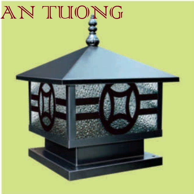 đèn trụ cổng kích thước (size) 200x200mm, 20x20cm 016