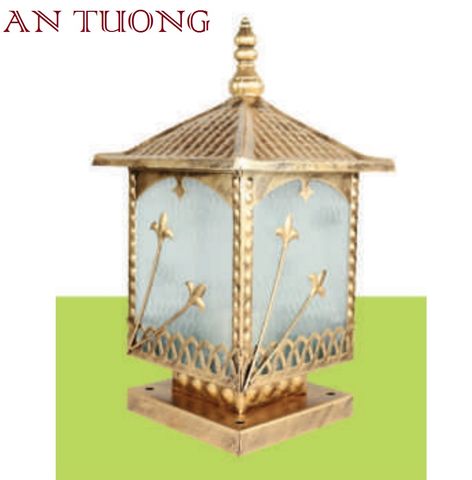  đèn trụ cổng kích thước (size) 200x200mm, 20x20cm 02 