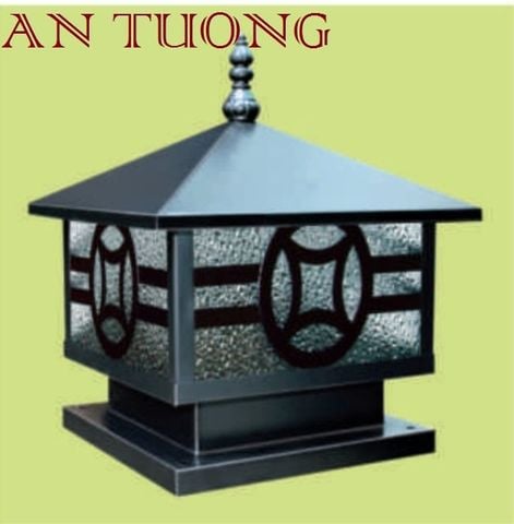  đèn trụ cổng kích thước (size) 250x250mm, 25x25cm 05 