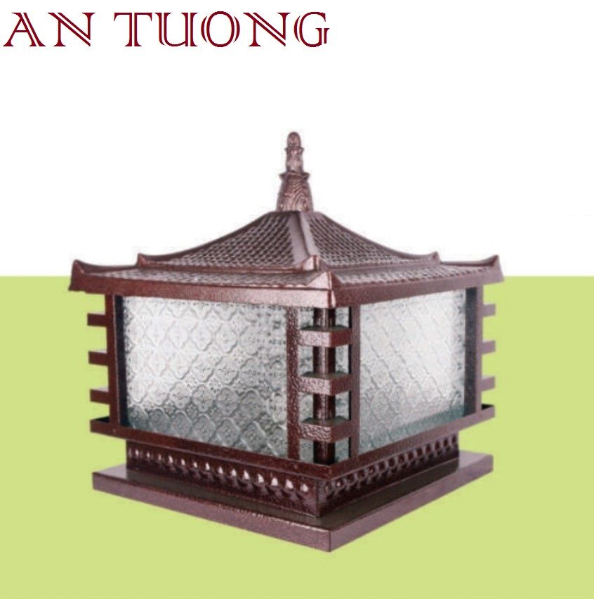 đèn trụ cổng kích thước (size) 300x300mm, 30x30cm 01