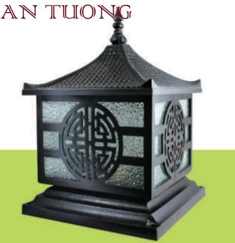  đèn trụ cổng kích thước (size) 300x300mm, 30x30cm 