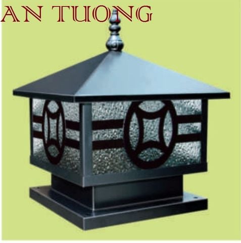  đèn trụ cổng kích thước (size) 400x400mm, 40x40cm 03 