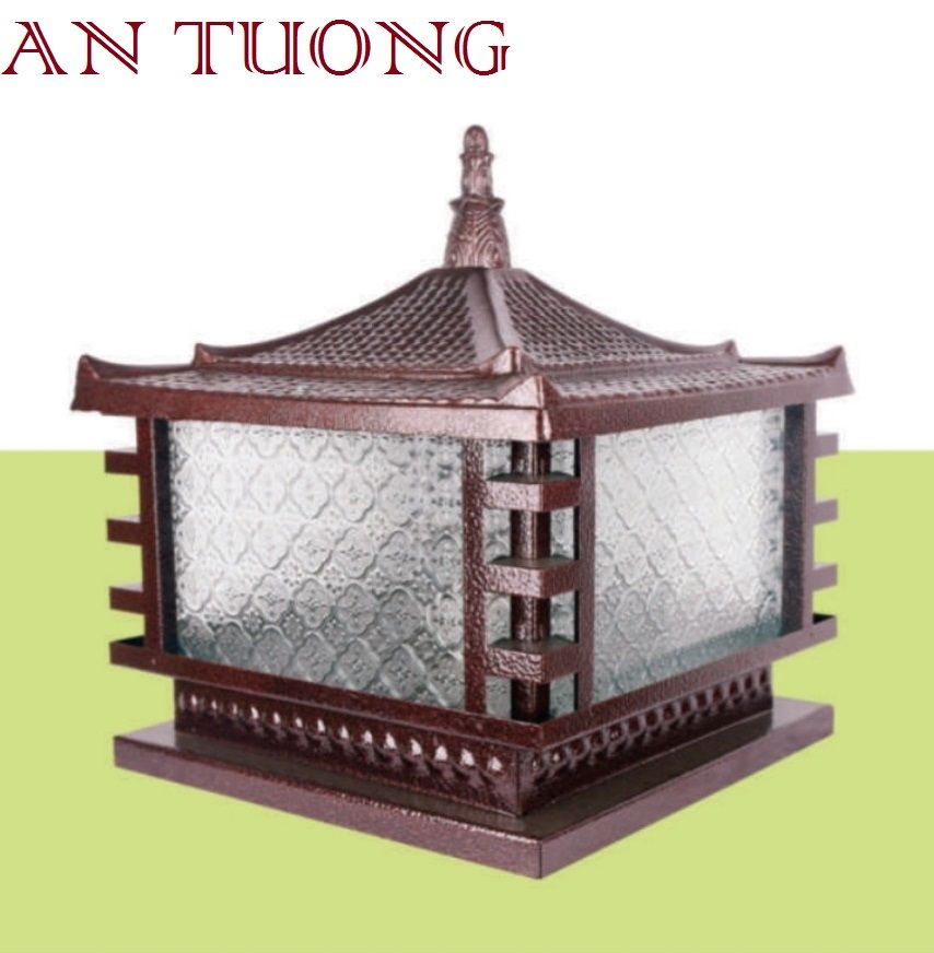 đèn trụ cổng kích thước (size) 400x400mm, 40x40cm 06