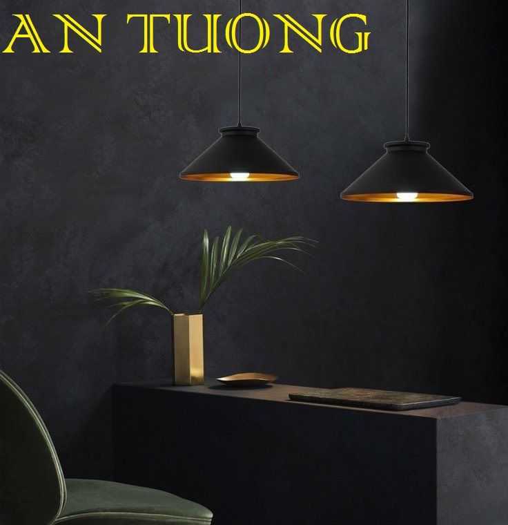 đèn thả chao đơn trang trí quán cafe, quán ăn, nhà hàng, quầy bar, quầy pha chế 022