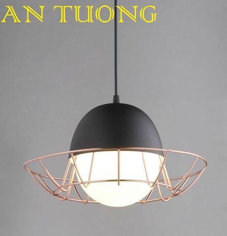  đèn thả chao đơn trang trí quán cafe, quán ăn, nhà hàng, quầy bar, quầy pha chế 028 