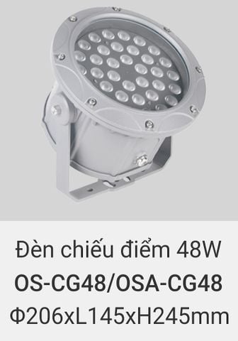  Đèn led chiếu điểm rọi cây, rọi mặt dựng tòa nhà ngoài trời chống nước IP65 vinaled 48w OS CG48 , OSA CG48 