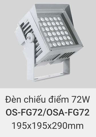  Đèn led chiếu điểm rọi cây, rọi mặt dựng tòa nhà ngoài trời chống nước IP65 vinaled 72w OS FG72 , OSA FG72 